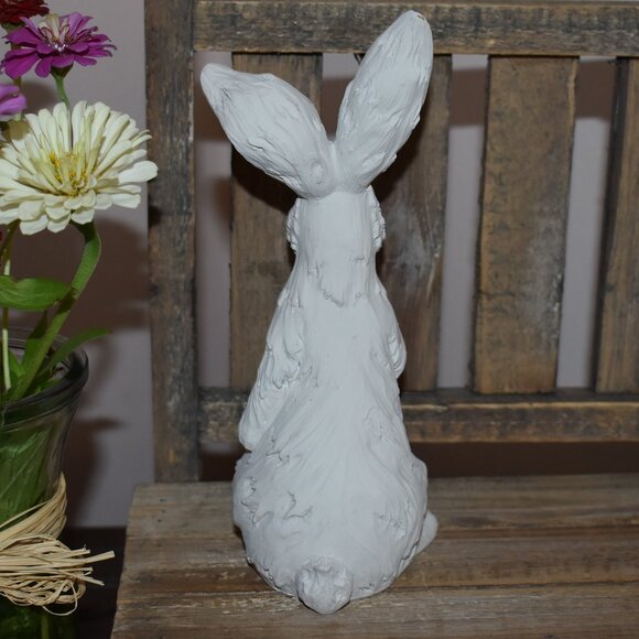 Cute Big Ears Bunny Rabbit Spring Cottage Farmhouse Home Decor - Picture 5 of 12